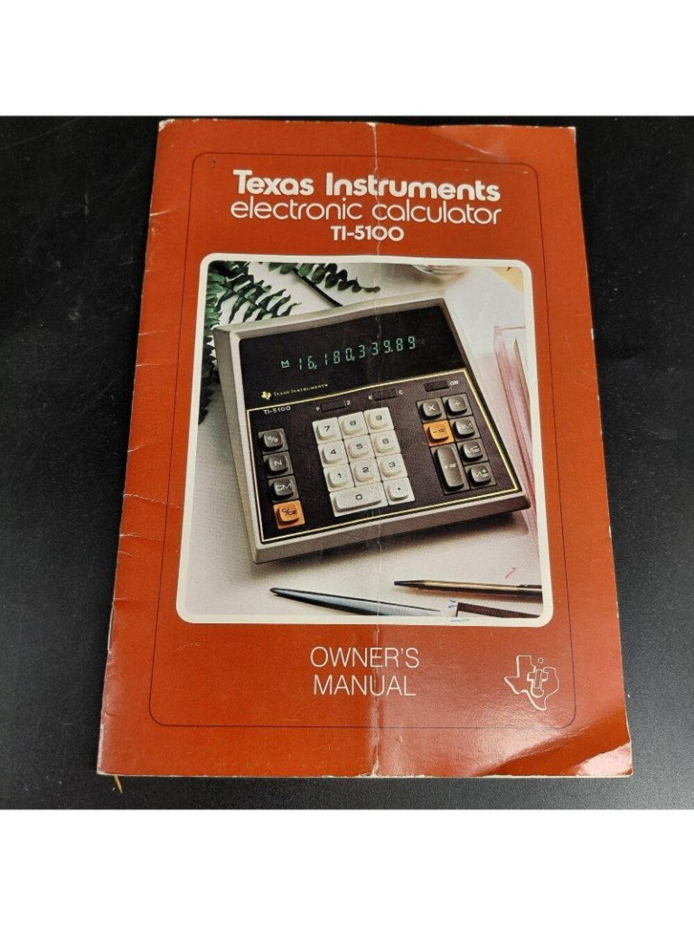 Texas Instruments TI-5100 Desktop Electronic Calculator Adapter Manual WORKS - Picture 6 of 8